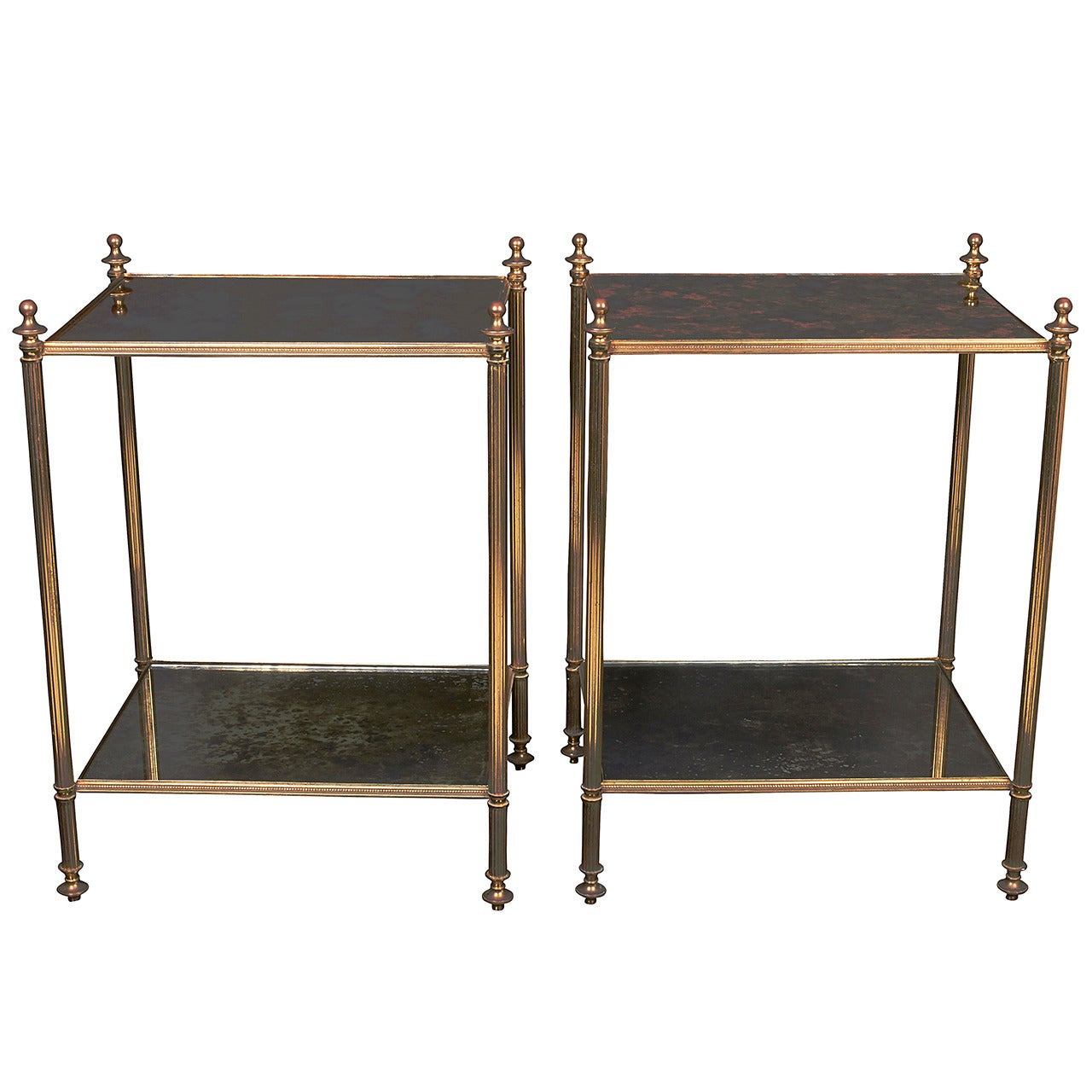 Jansen Style Brass Tables For Sale