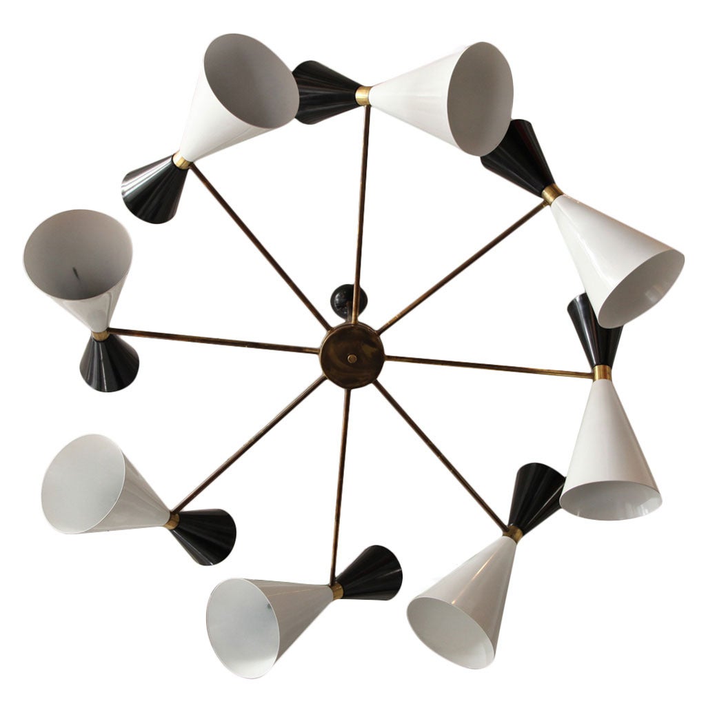 Mid-Century Italian Chandelier