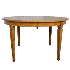 French 1940s Oval Dining Table