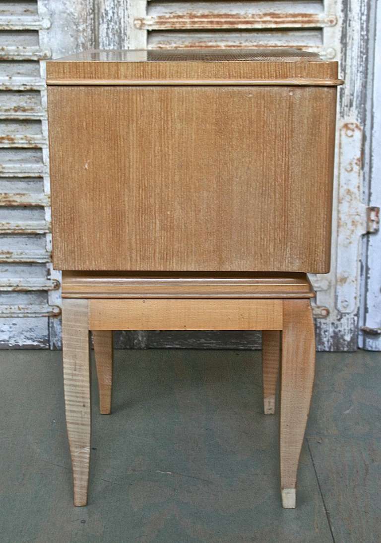 Pair of French 1940s Night Tables For Sale at 1stdibs
