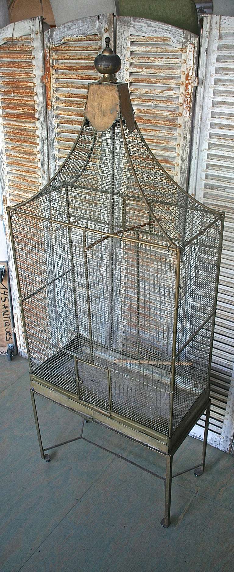 Large French Bird Cage For Sale at 1stdibs