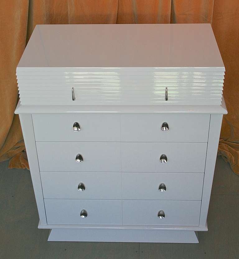 American Moderne Lacquered Chest of Drawers