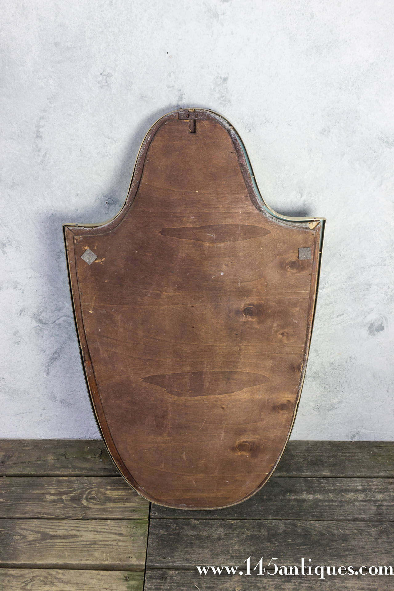 Mid-Century Italian Shield Form Mirror 4