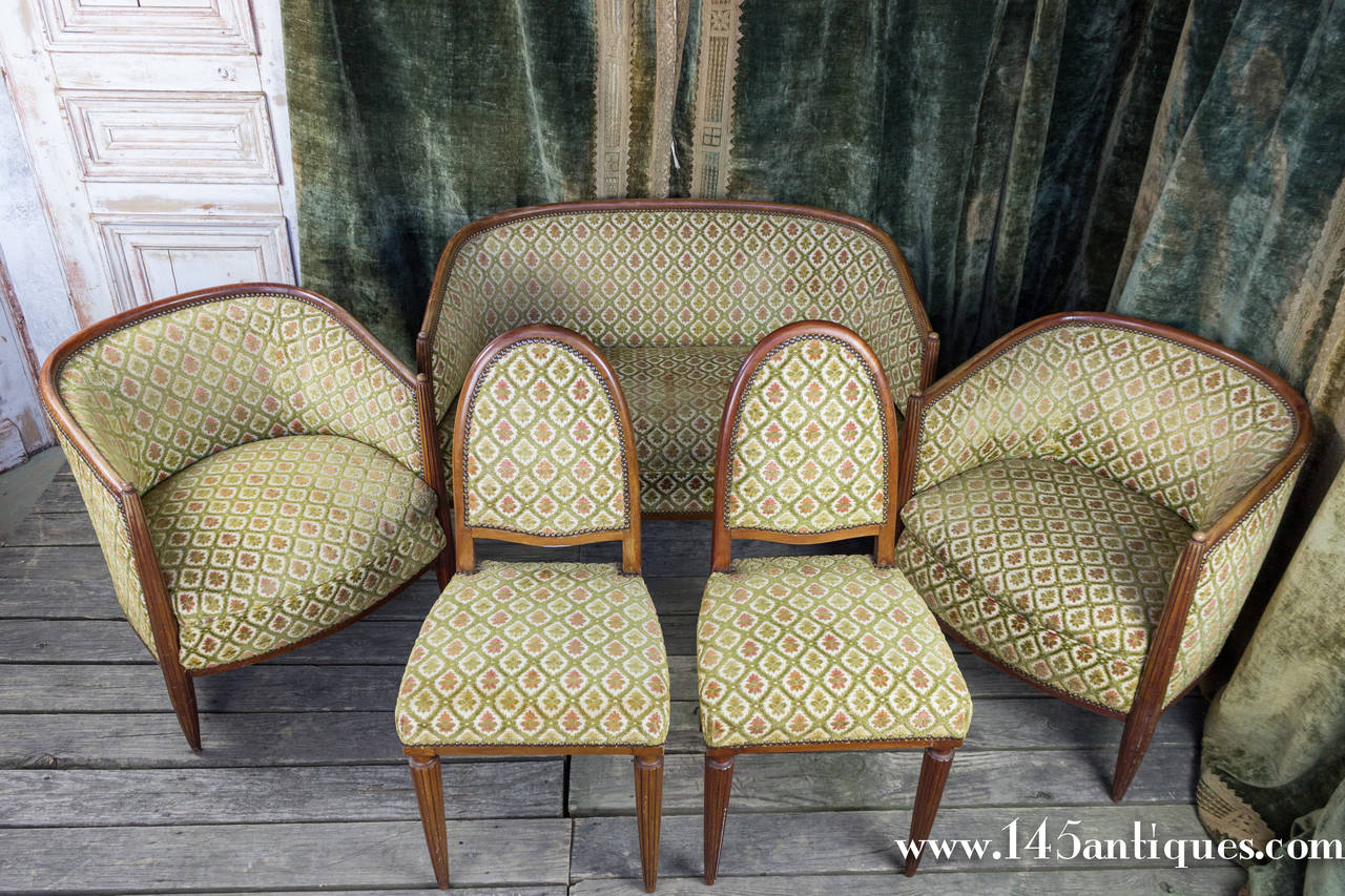 Pair of French Art Deco Armchairs 6