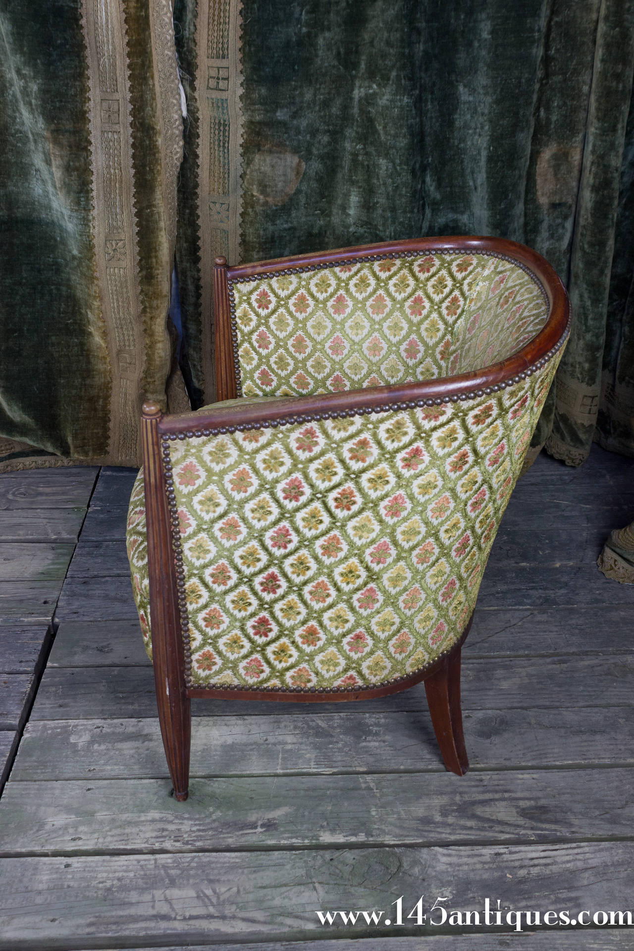 Pair of French Art Deco Armchairs 1