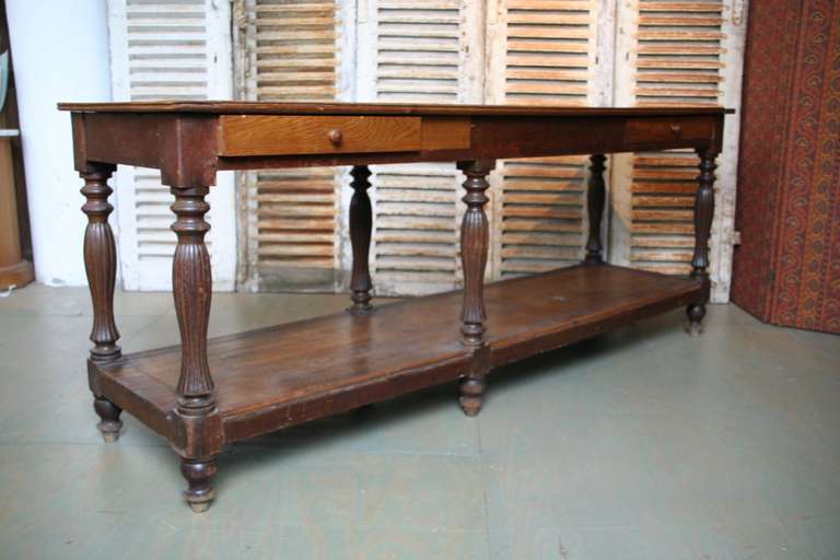 Large French 19th Draper's Table 2