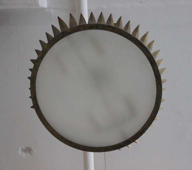 Large Crown Ceiling Fixture