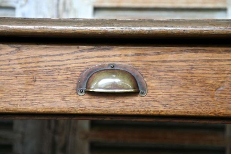 19th Century French Draper's Table with Single Drawer