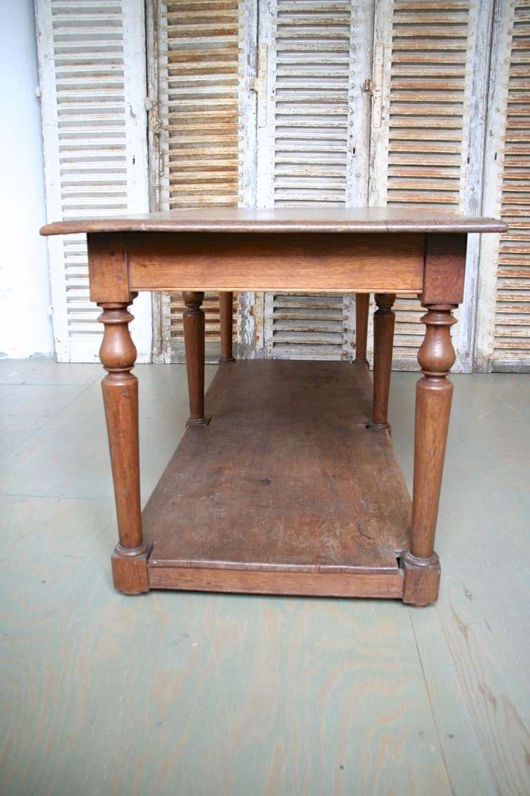 French Draper's Table with Single Drawer 5