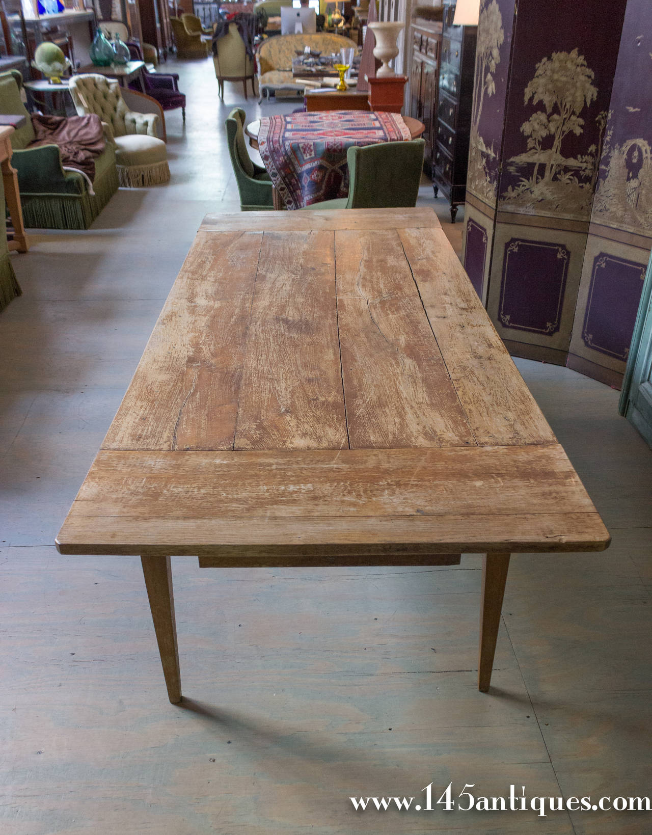 Large French Oak Farm Table 5