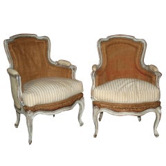 Pair of Louis XV Style Armchairs 11