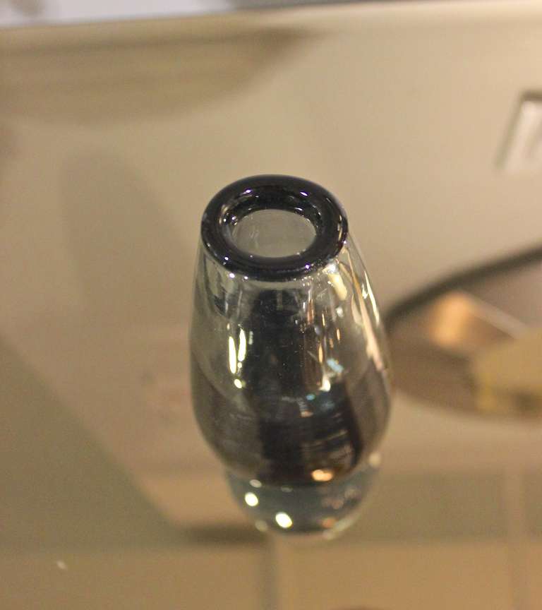 Glass Small Tear Drop Shaped Vase