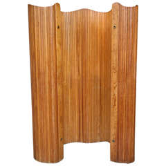 Vintage French Wooden Bistro Screen