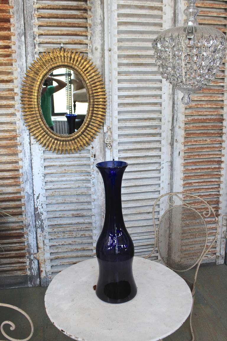 blenko purple vase