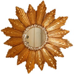 Large Sunburst Mirror
