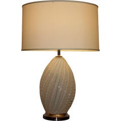 Elegant Opalescent Murano Lamp Elegant Opalescent Murano Lamp