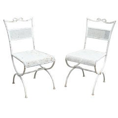 Handsome Pair of 1940s  Garden  Chairs