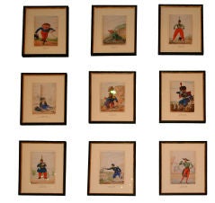 French Military Watercolors by Chatel