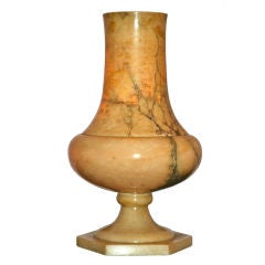 Beautiful Alabaster Urn Shaped Table Lamp