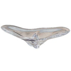 French Crystal Bowl by Vannes