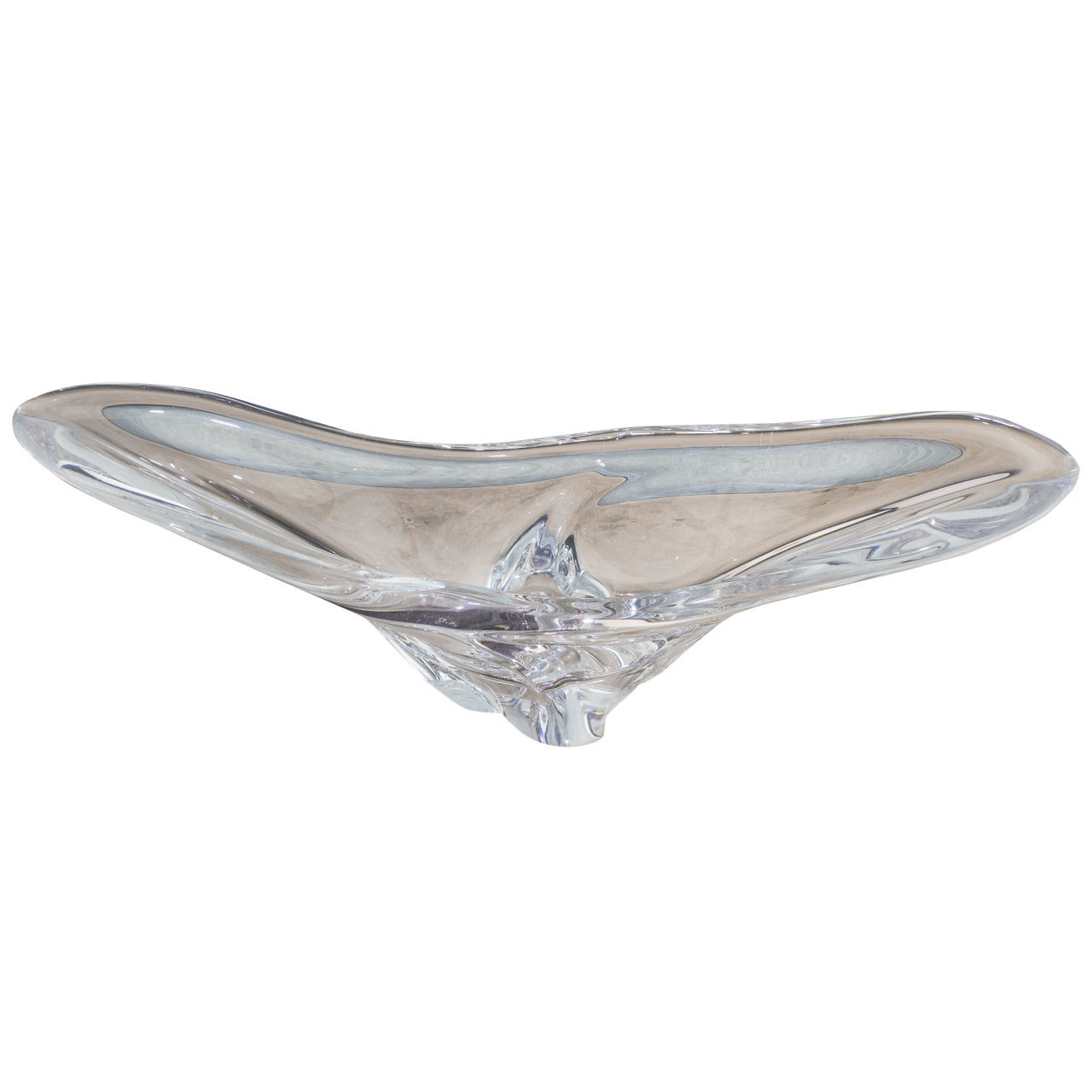 French Crystal Bowl by Vannes