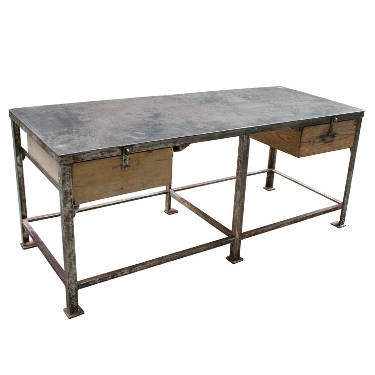 Very Large Iron Factory Table