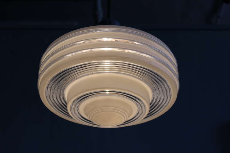 Frosted Glass Ceiling Fixture For Sale 1