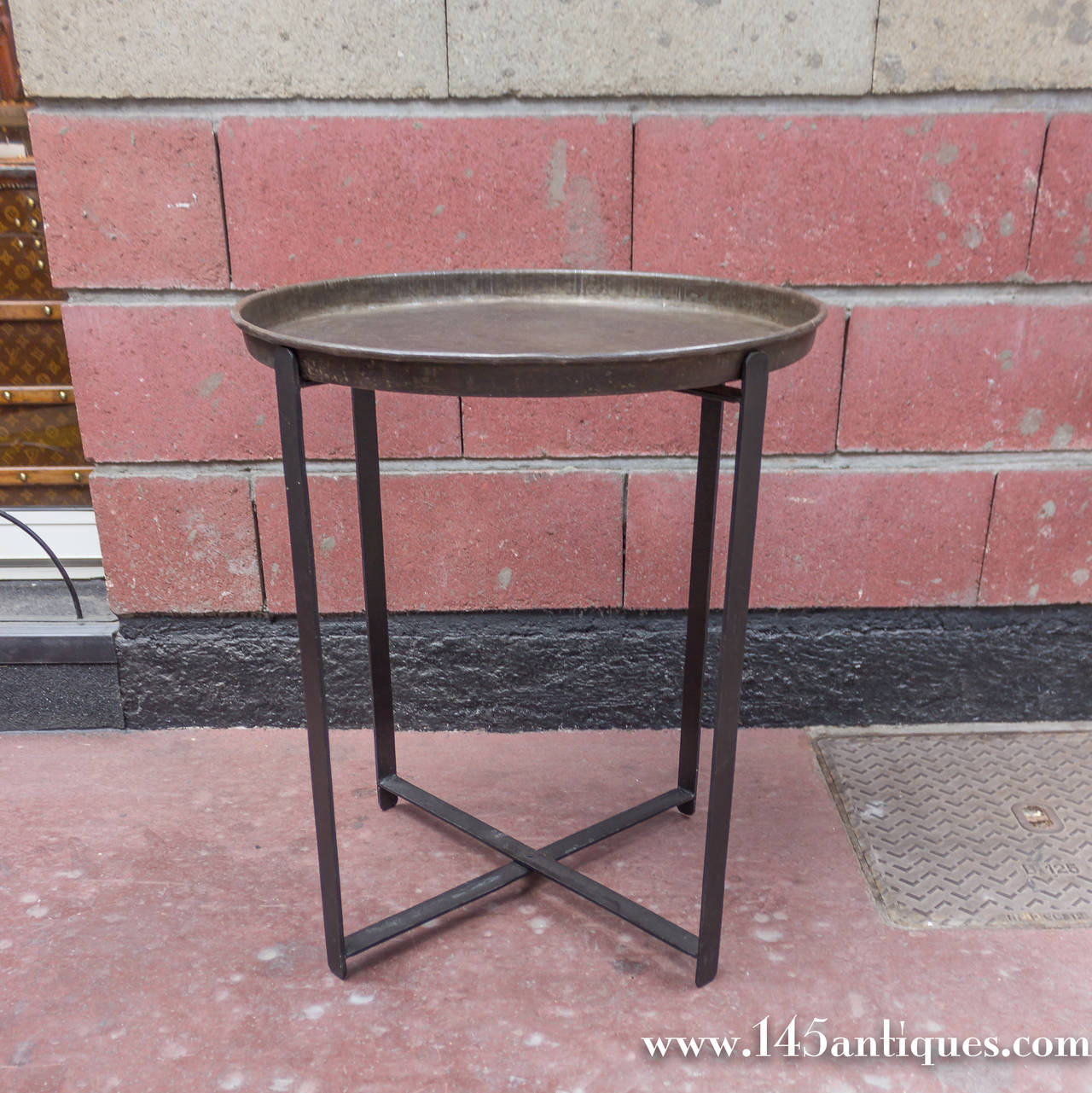 French Industrial Tray Table, 1940s In Excellent Condition In Buchanan, NY