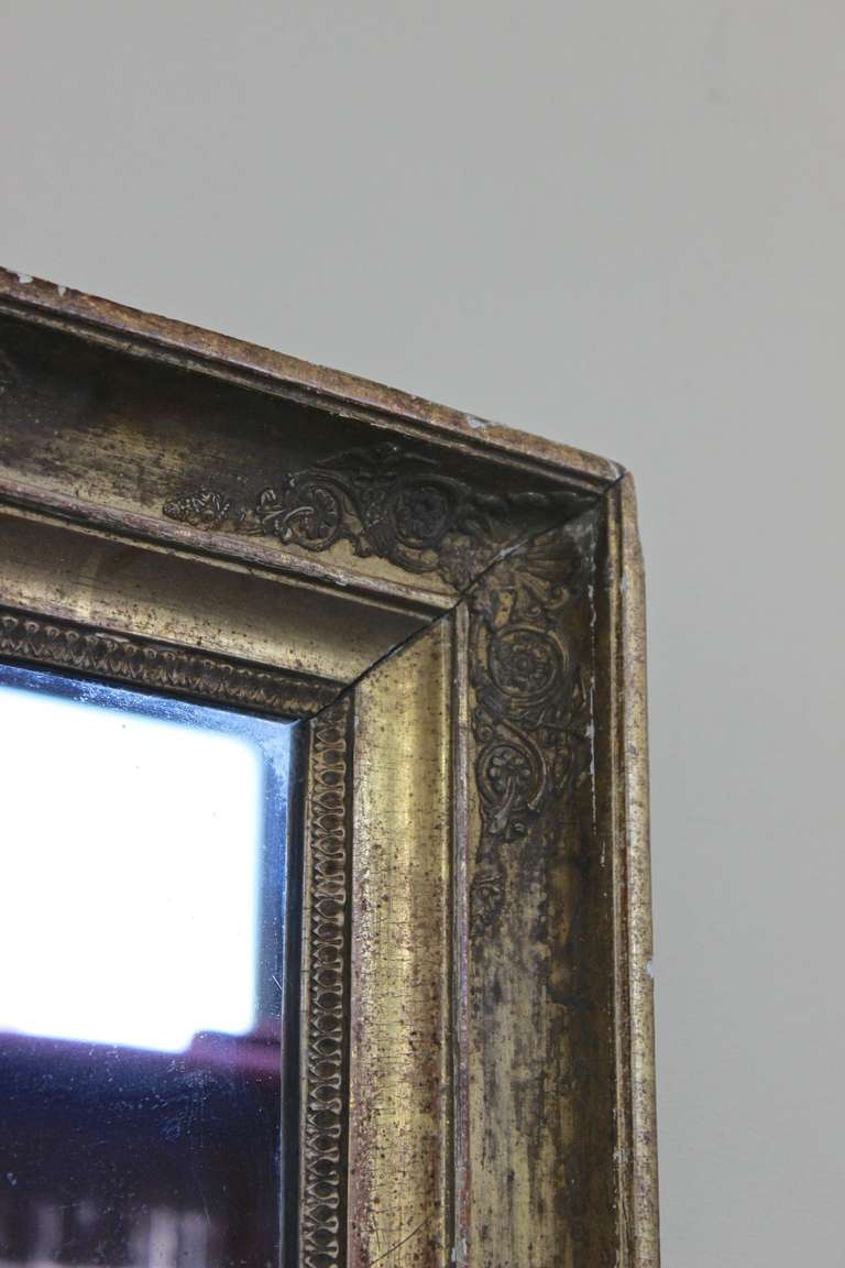 Early 19th Century French Giltwood Mirror For Sale 1