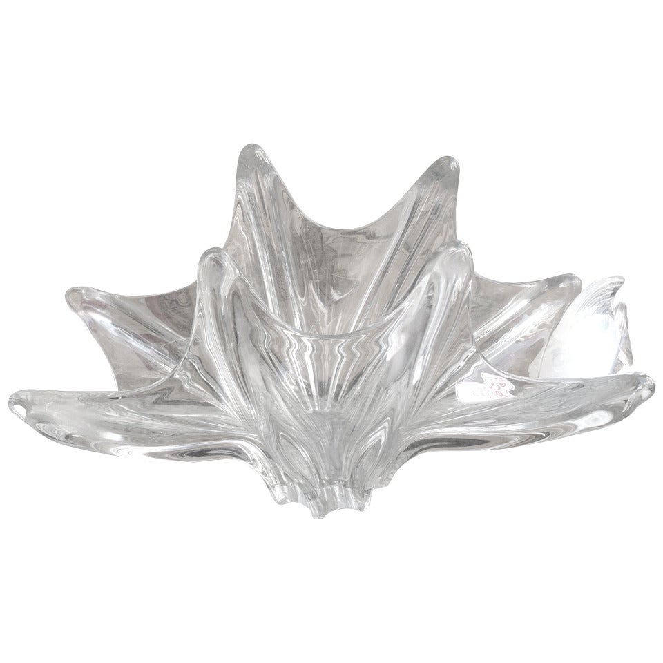 French Vannes Crystal Bowl