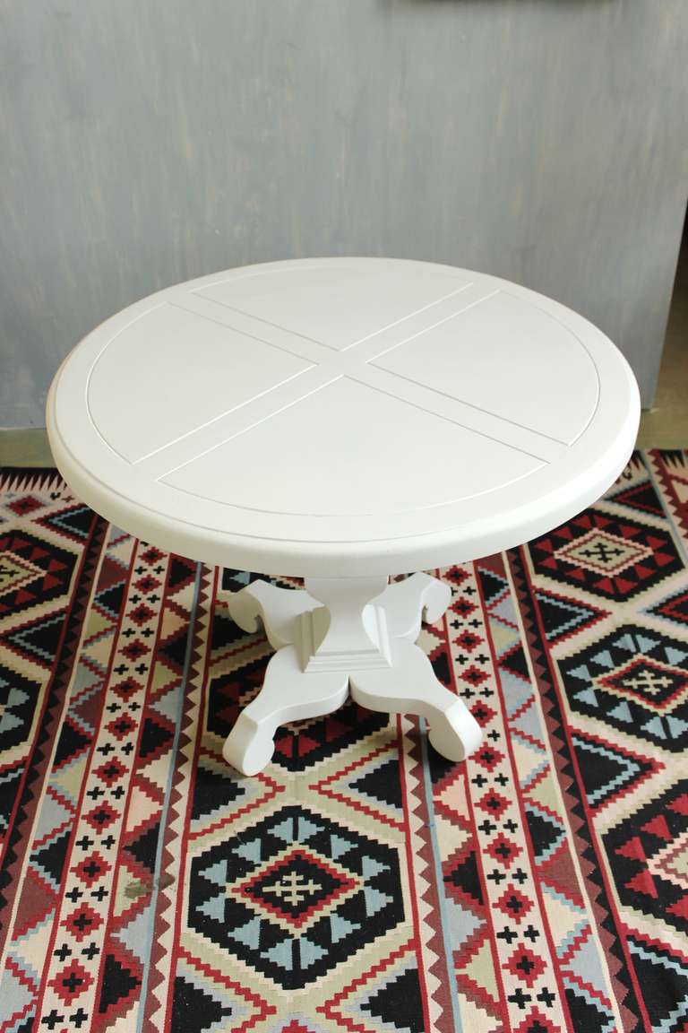 White Painted Center Table 3