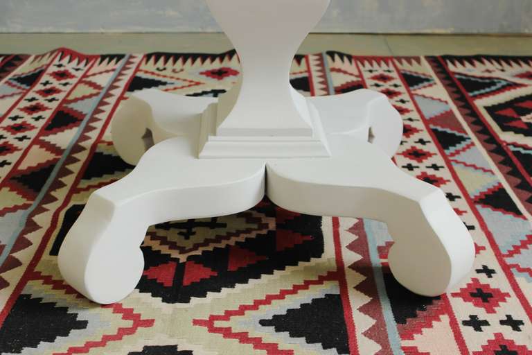 20th Century White Painted Center Table