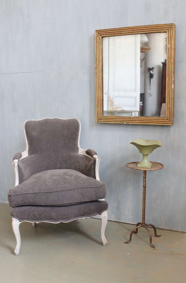 19th Century French Mirror in Giltwood Frame
