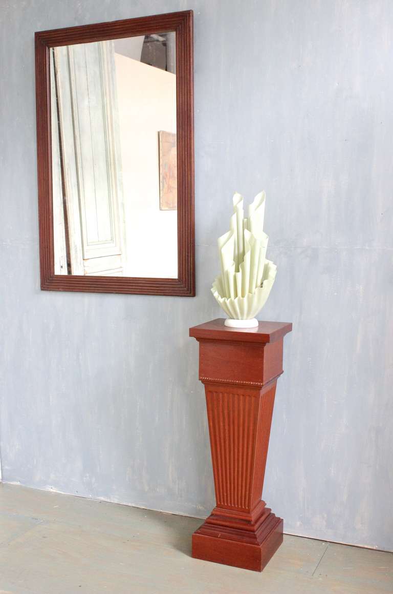 fluted mirror frame