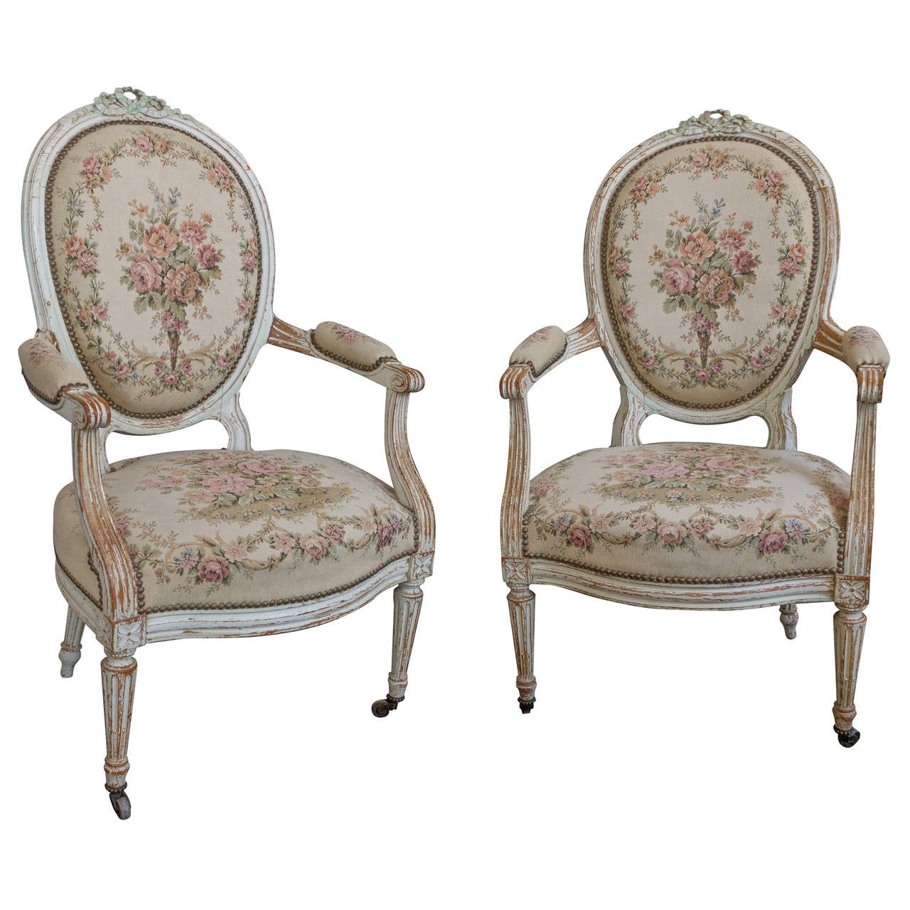 Pair Of French 19th Century Louis Xvi Style Armchairs In Petit within Louis Xvi Armchairs Pair Of French 19th Century Louis Xvi Style Armchairs In Petit within Louis Xvi Armchairs