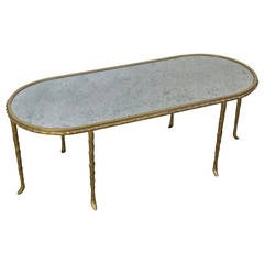 Bagués Bronze and Mirrored Coffee Table