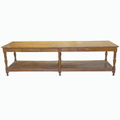 Large Pine Draper's Table