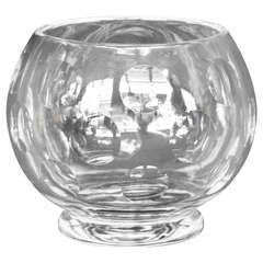 Vintage Scandinavian Clear Glass Bowl