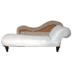 Unusual French 19th Century Chaise Longue