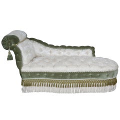 Exotic 19th Century Chaise Lounge