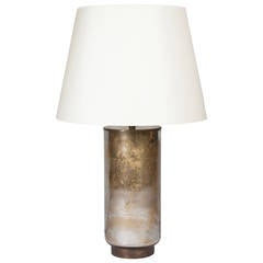 Single Large Mercury Glass Table Lamp, 1960s