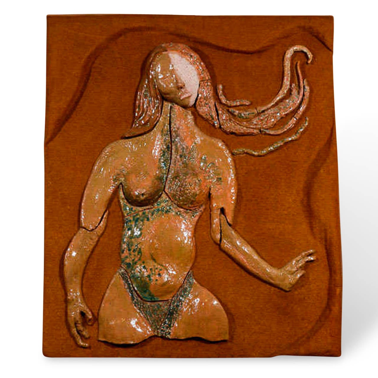 Female Nude Ceramic Sculpture by Deborah Kreider, 1970 For Sale 1