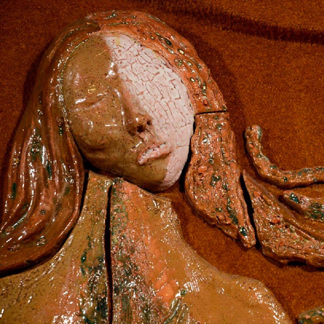 Female Nude Ceramic Sculpture by Deborah Kreider, 1970 In Excellent Condition For Sale In Hoboken, NJ
