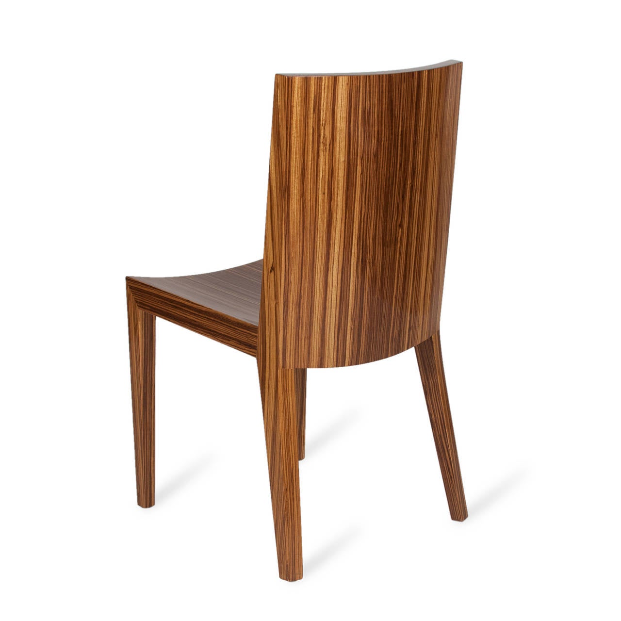 Single Zebrawood Side Chair by Karl Springer In Excellent Condition In Hoboken, NJ