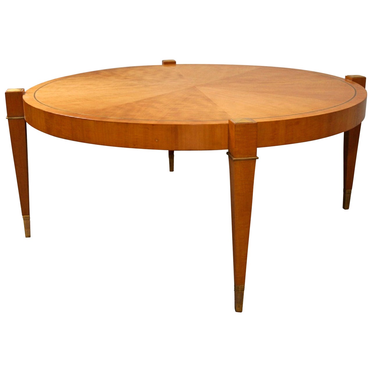 Custom-Made Low Coffee Table by Albano, American, 1950s