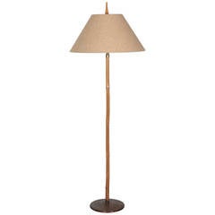 Auböck Style Bamboo Floor Lamp, Austria, 1950s 4