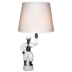 Ceramic Figural Table Lamp by Georges Jouve 2
