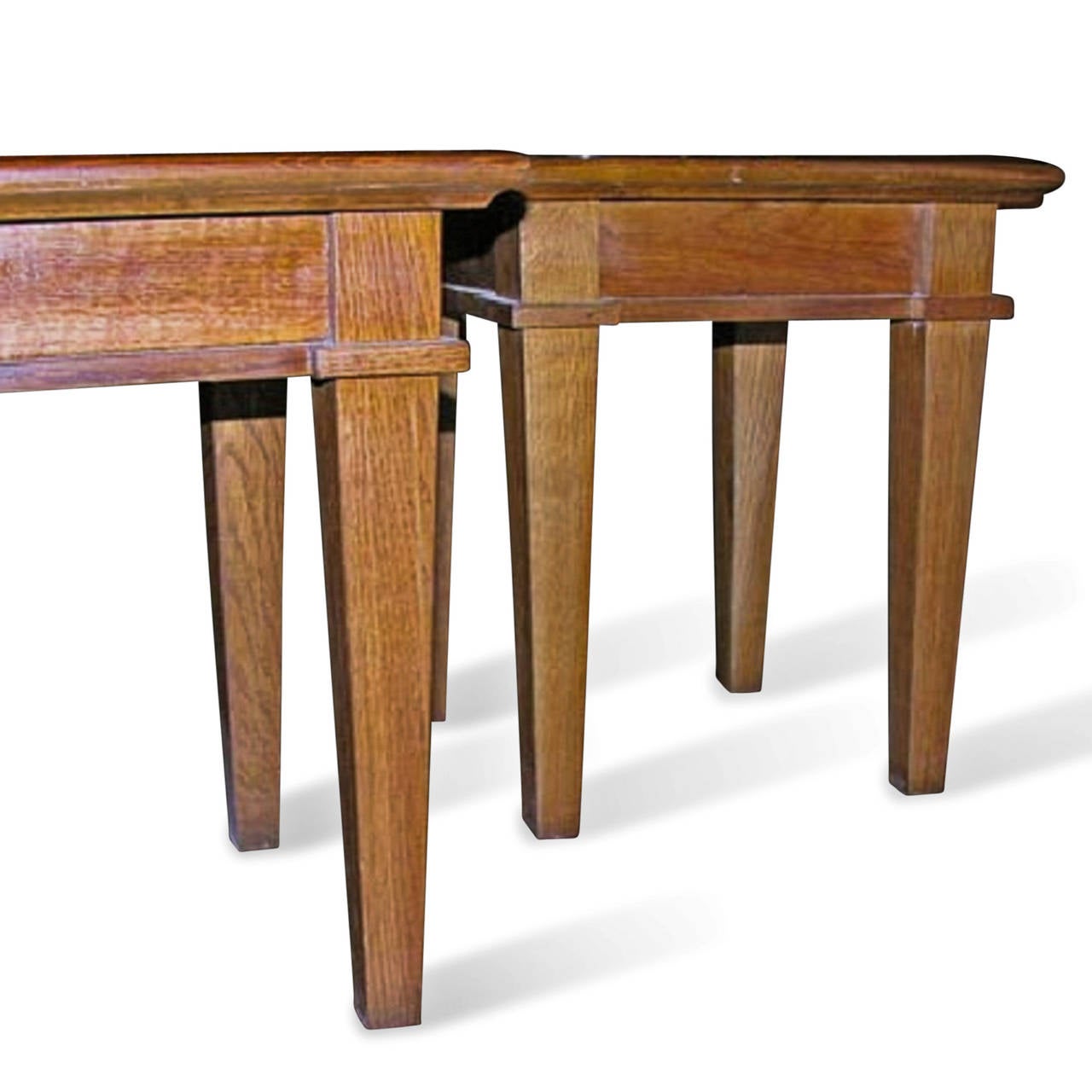 Mid-20th Century Oak End Tables by Andre Arbus, French 1940s