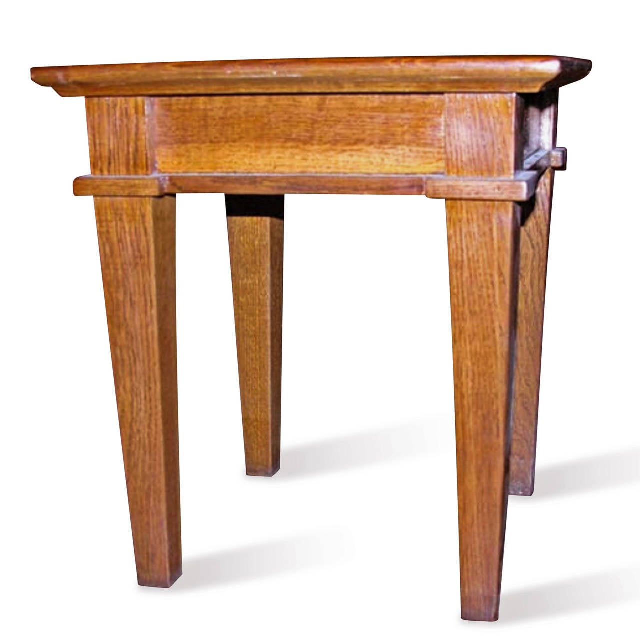 Oak End Tables by Andre Arbus, French 1940s In Excellent Condition In Hoboken, NJ