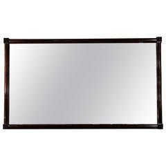 Mahogany Wall Mirror by Robsjohn-Gibbings, American, 1950s